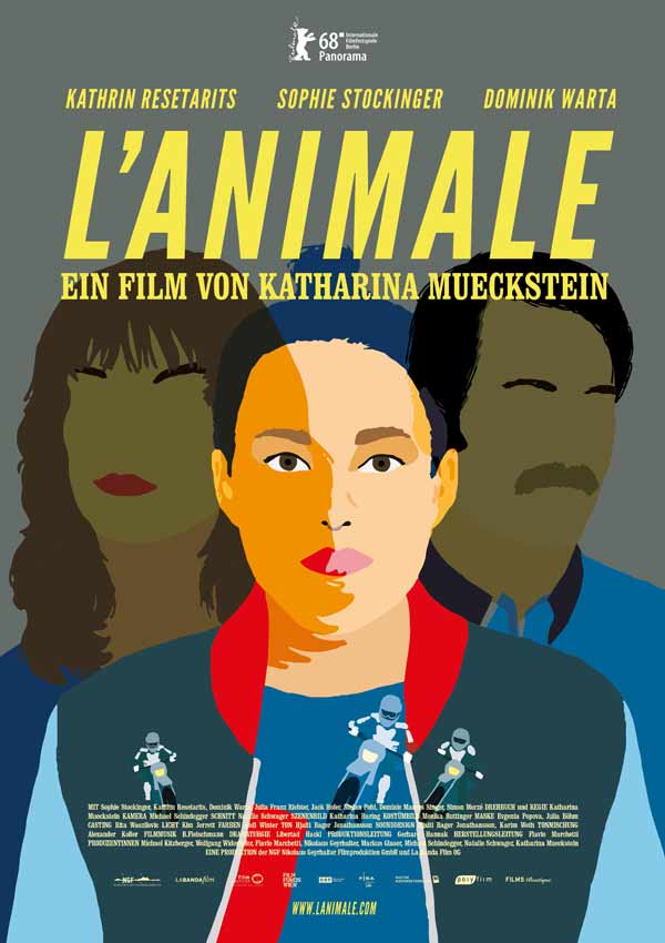Film Poster L'ANIMALE von Regisseurin, Autorin und Produzentin Katharina Mückstein aus Österreich, 2018