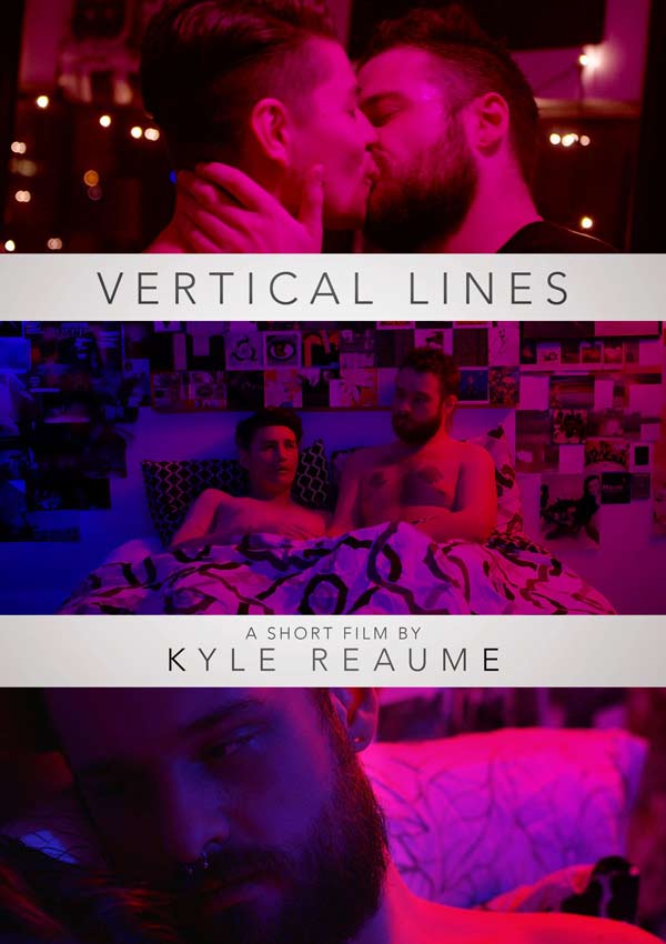 Film Poster VERTICAL LINES von Regisseur, Ko-Autor, Hauptdarsteller und Editor Kyle Reaume, CDN 2018