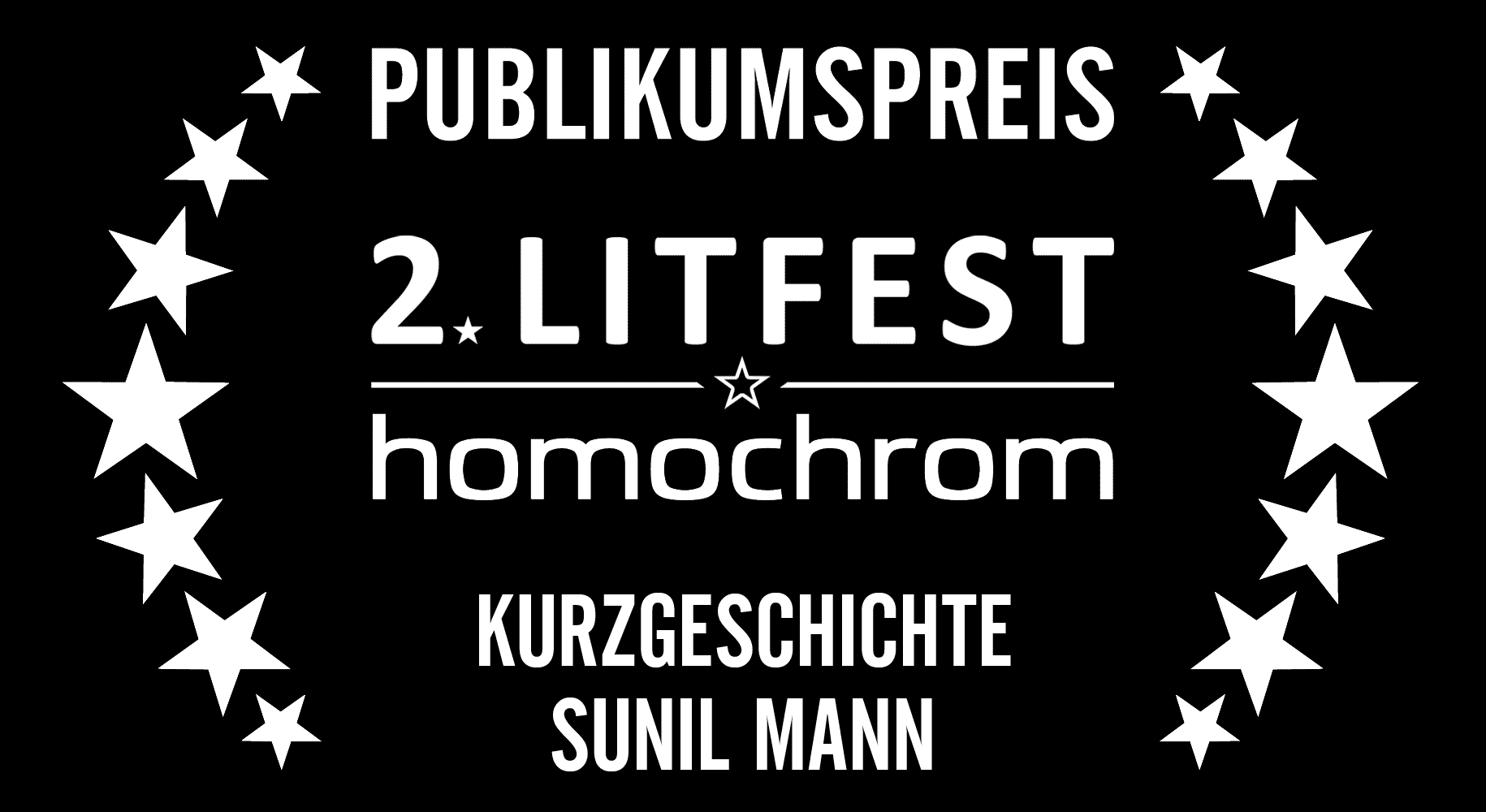 Der Publikumspreis Chromie des 2. Litfest homochrom in der Kategorie »Kurzgeschichte« geht an den Schweizer Autor Sunil Mann für seine Lesung aus seinem Jugendbuch »Totsch«