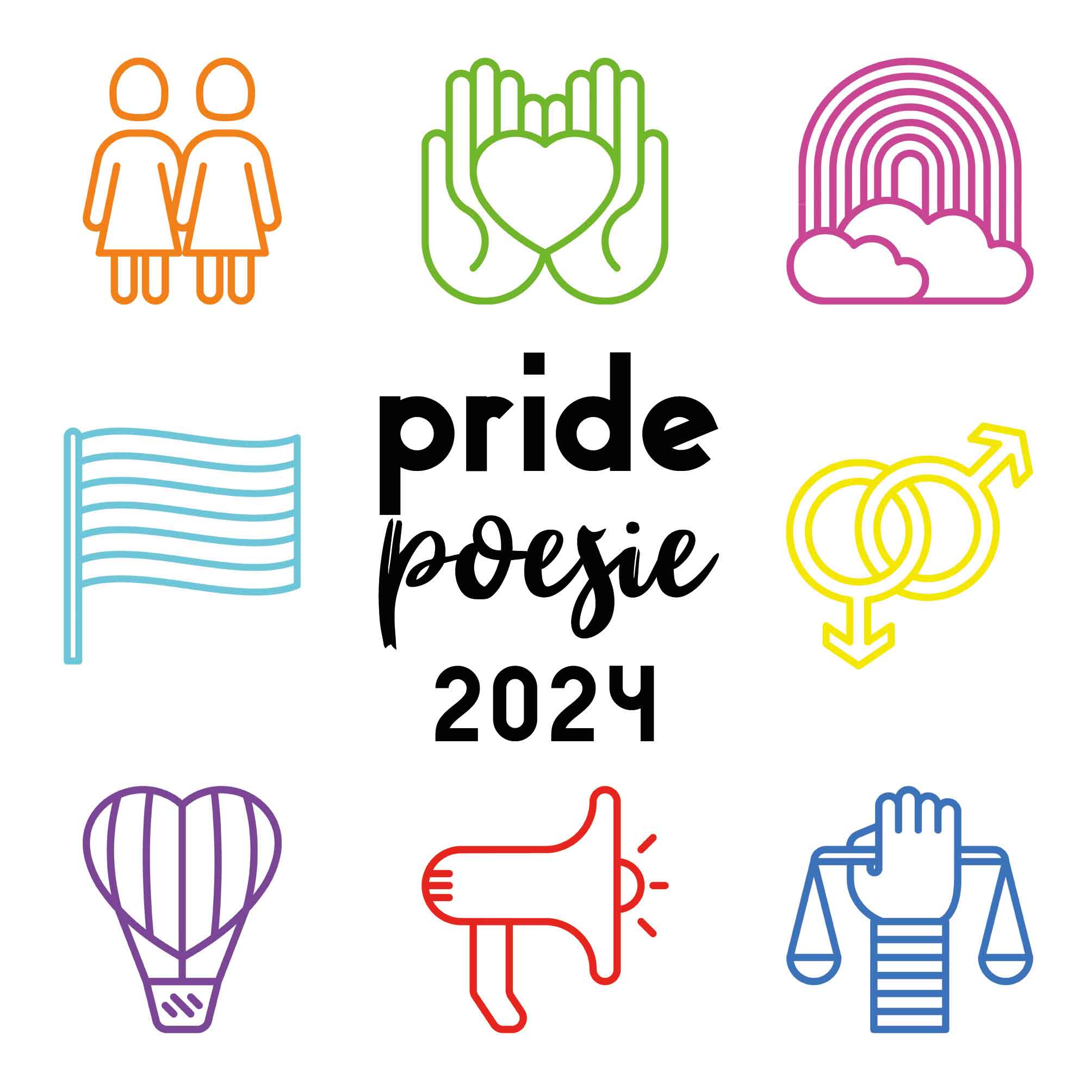 Pride-Poesie 2024, Buch, Cover